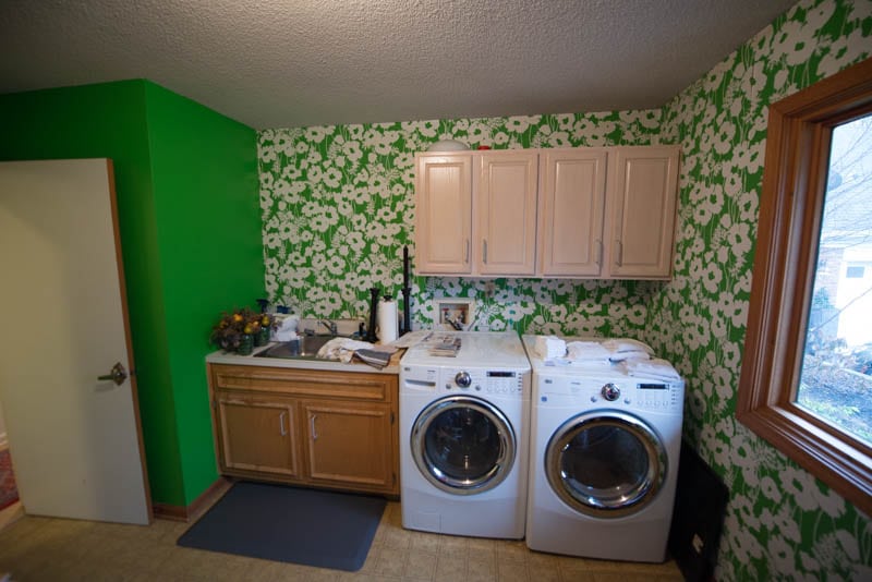 dated laundry room